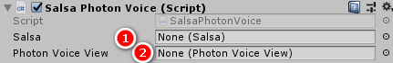 SalsaPhotonVoice component