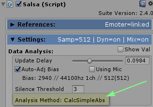 salsa analyzer module display